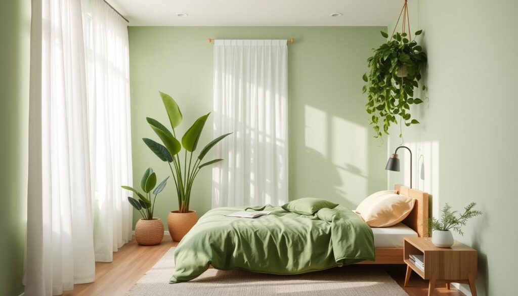 Tranquil Green Bedroom Makeover