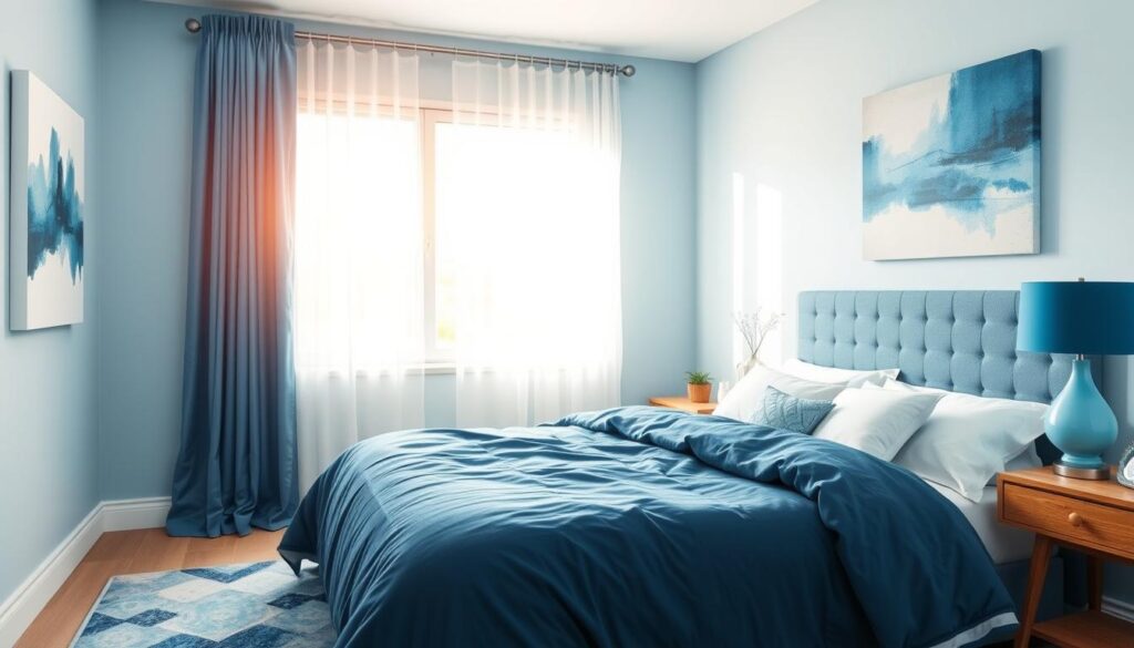 blue bedroom