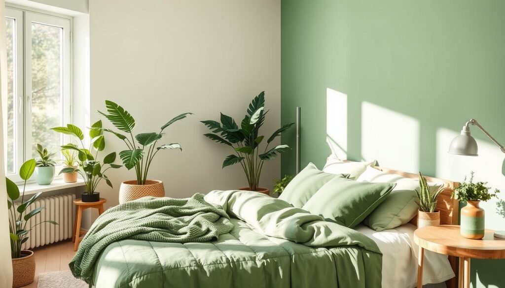 green bedroom palette