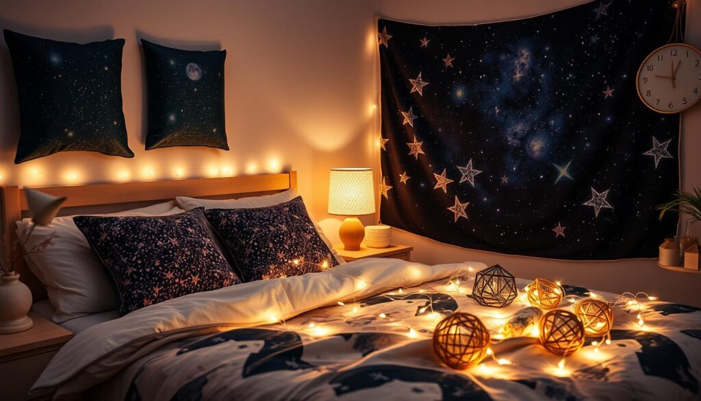 night-inspired bedroom accessories