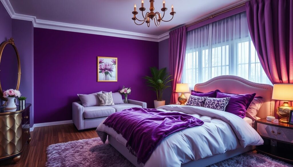 purple bedroom inspiration