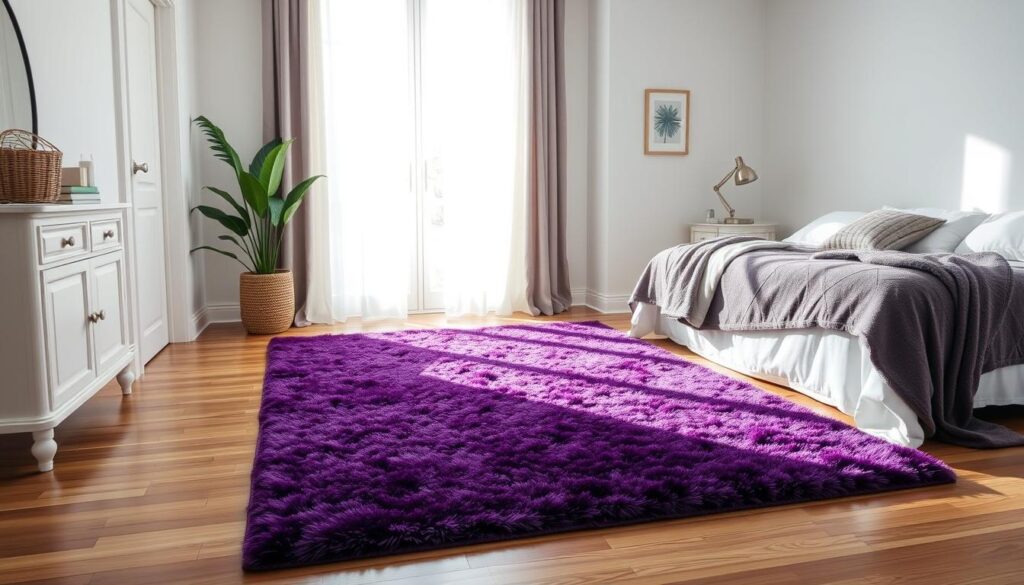 purple rug