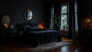 10 Cozy Moody Black Bedroom Aesthetic Ideas