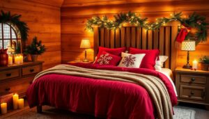 10 Warm Red-Themed Bedroom Makeover for the holidays