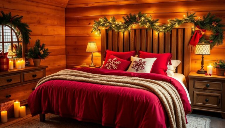 10 Warm Red-Themed Bedroom Makeover for the holidays