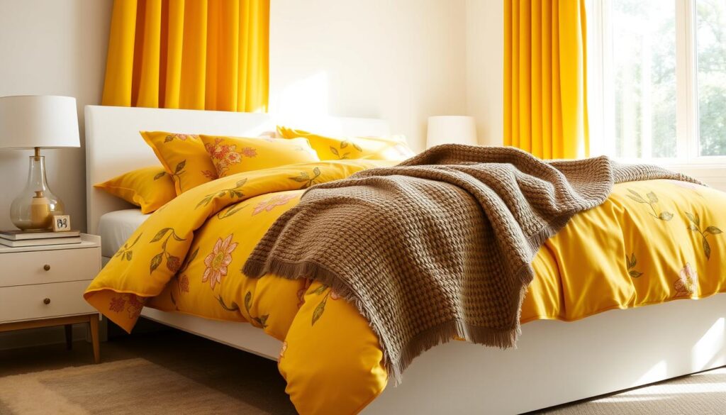 Yellow Bedroom Accents