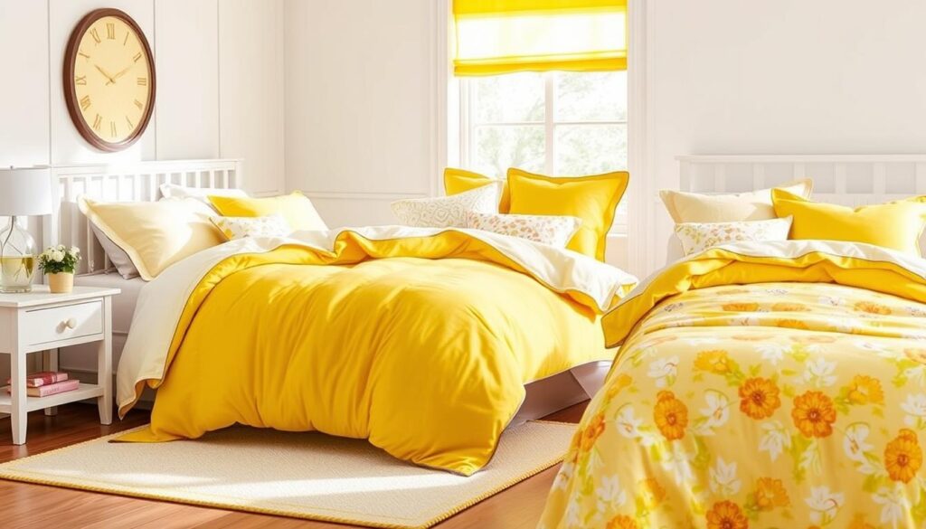 yellow bedding sets