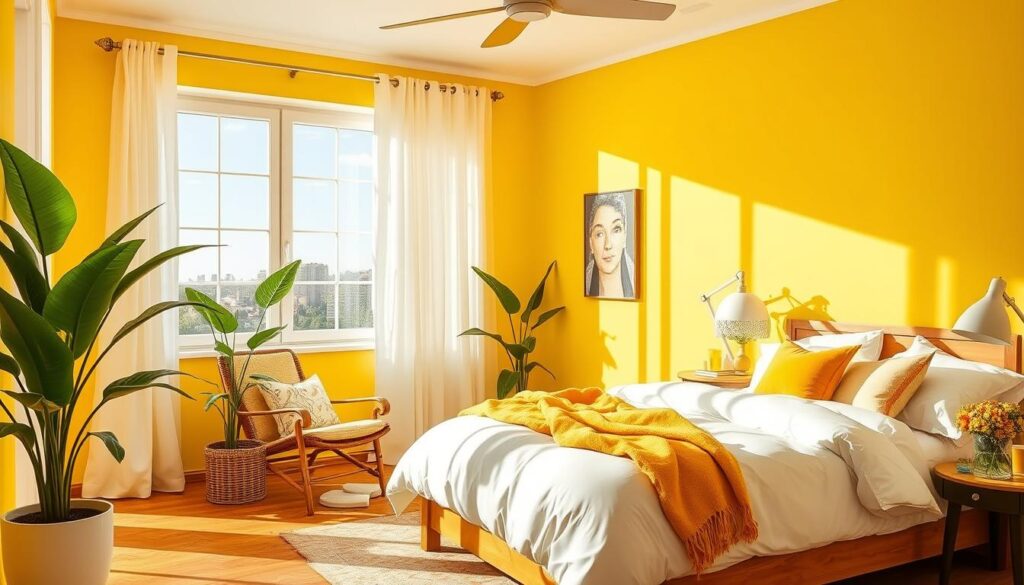 yellow bedroom