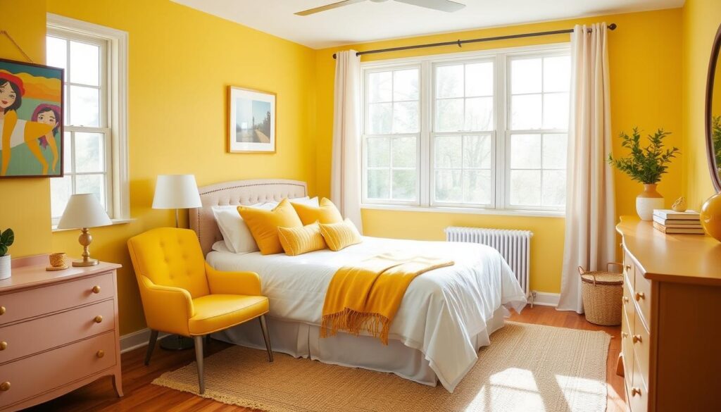 yellow bedroom updates